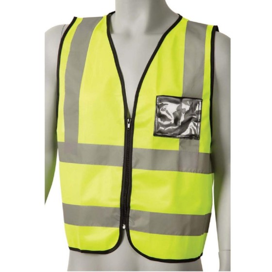 Glow worm vest lime